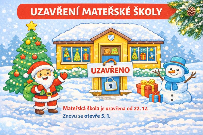 Provoz MŠ mezi svátky